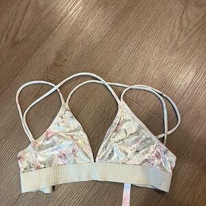 PINK Victoria's Secret Tie-Dye Velvet Bralette